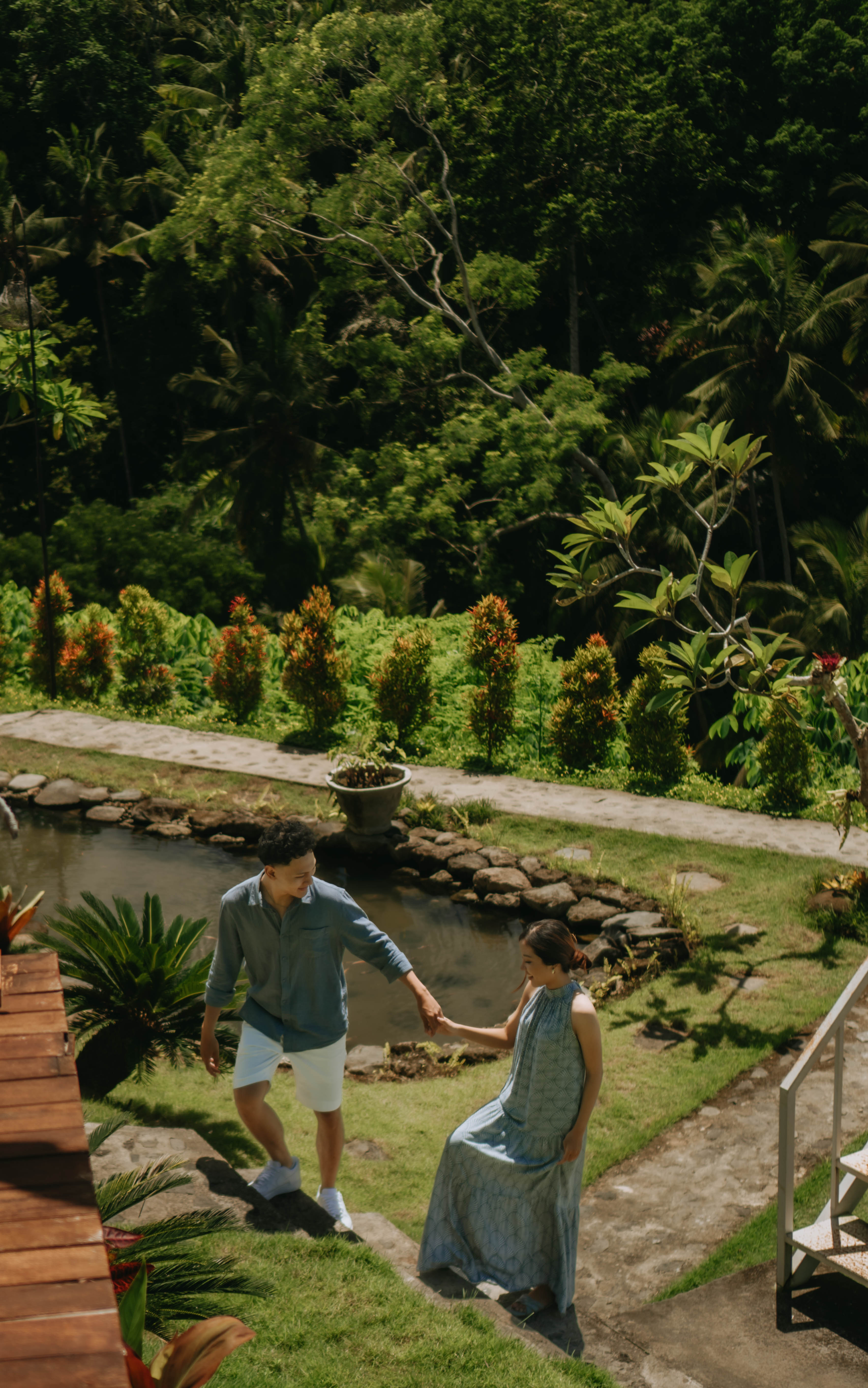 Evening dining atmosphere